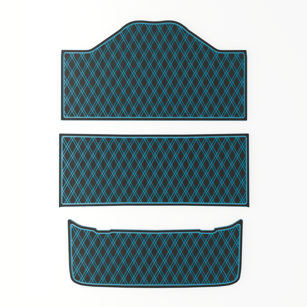 Epic E60FX EVA Foam Golf Cart Floor Mat (Includes Foot Plate)